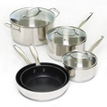 8 Piece Stainless Steel Cookware Set